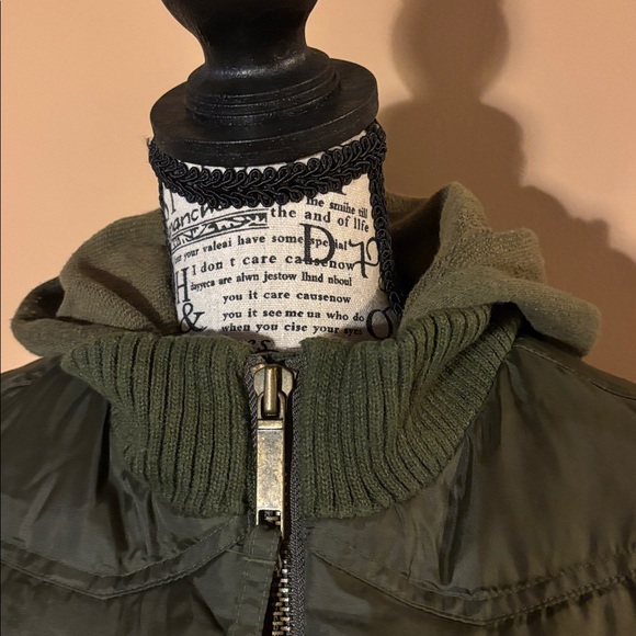 No Boundaries Dark Olive Vest - Picture 3 of 9